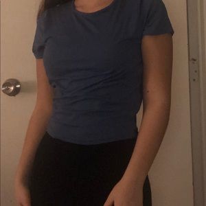 Plain blue t shirt